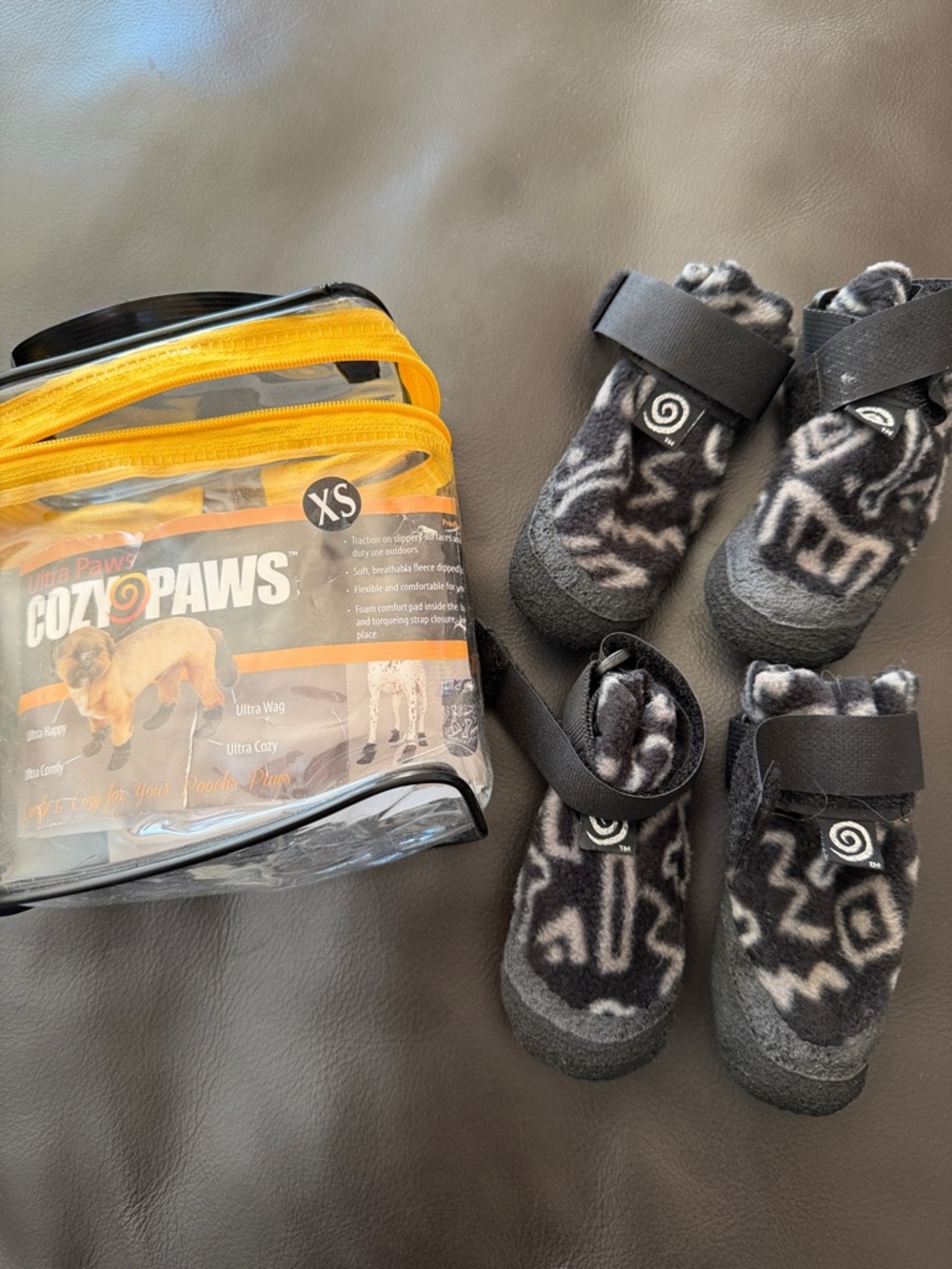 Ultra Paws Cozy Paws Dog Booties - XS